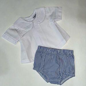 Boys collared bloomer set - BRAND NEW - 6m